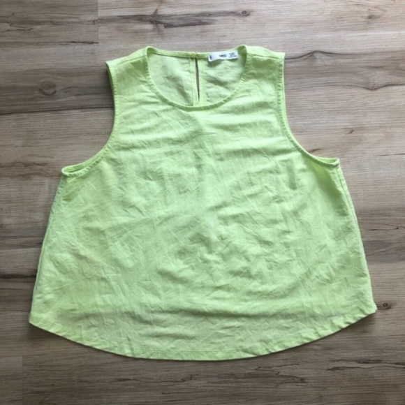 Mango Light Green Tank Top - Picture 1 of 6